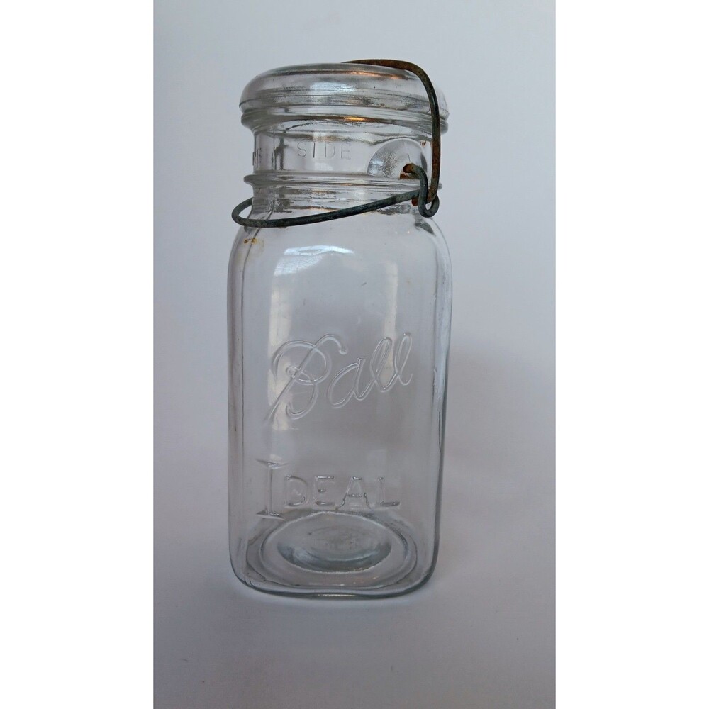 Vintage Antique Ball Ideal Glass Canning Jar